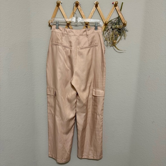 Love, Whit by Whitney Port Pink Cargo Trouser Pants Size 6 - Picture 6 of 9